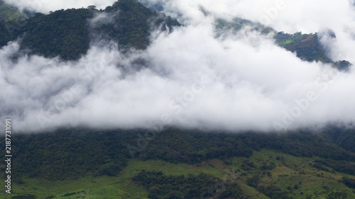 fog in the mountains