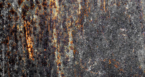Принти на полотні Rustic metal old corrosion texture background
