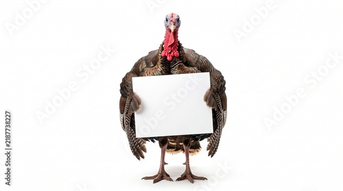 Thanksgiving turkey in funny cartoon style. Happy bird