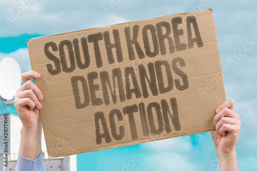 Foto "South Korea demands action" Regional leader presses for diplomatic resolution