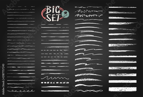 Handcrafted chalk, oil pastel and crayon brush strokes collection. Textured grainy sketch lines. Ready-to-use vector art brushes panel included.