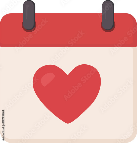 Tapety artystyczne love calender