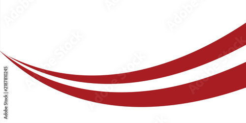 Obraz na płótnie Abstract Dark Red Curved Swirl Lines Pattern Background Design