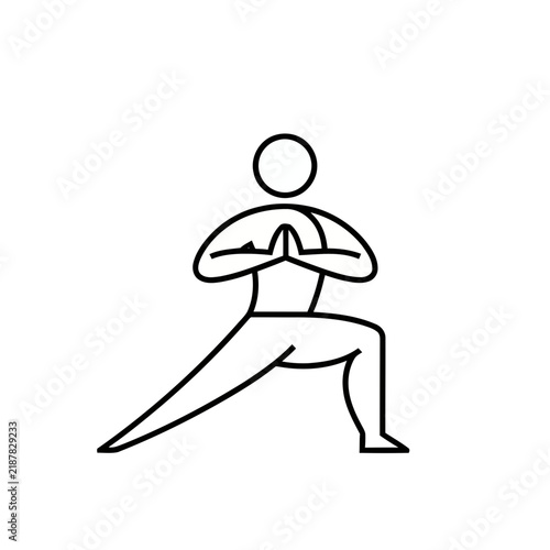 Yoga pose icon