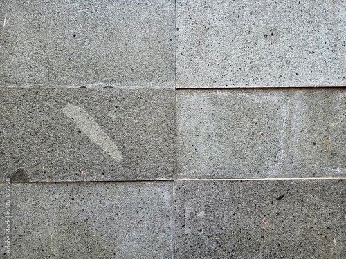 Fotografie Natural Andesite stone wall tiles arranged in a modern architectural pattern