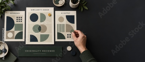 Ethical AI content verification featuring pattern comparison and human oversight for robust AI trust, enterprise compliance, and responsible technology audits.