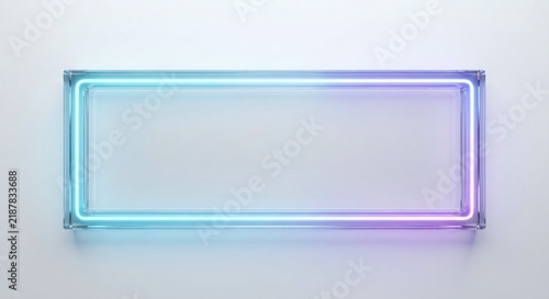 isolated white background, creative banner modern innovation design 3d illustration frame border empty space for text elevate your works, text frame, image frame