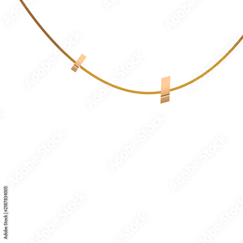 Fotografie Two blank hanging photo frames
