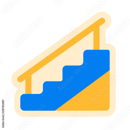 Stairs is a professional sticker created with a clean, scalable, and consistent visual style. Designed for user interfaces, websites, presentations, business materials, and creative projects.