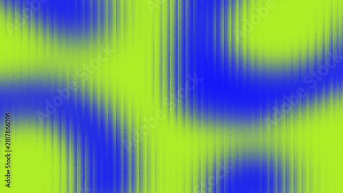 Foto Abstract luxury glassmorphism background with blurred neon green and blue gradient waves featuring a premium textured grain frosted fractal glass design
