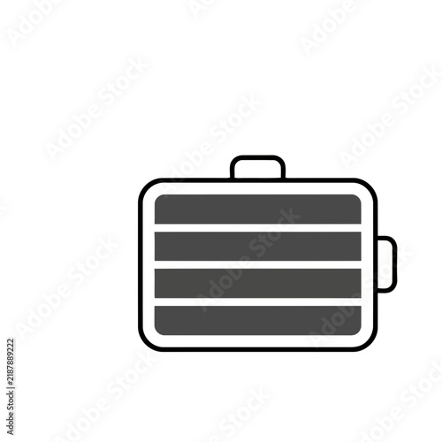 Simple briefcase icon