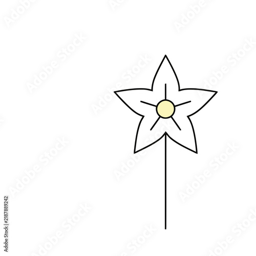 Simple flower illustration