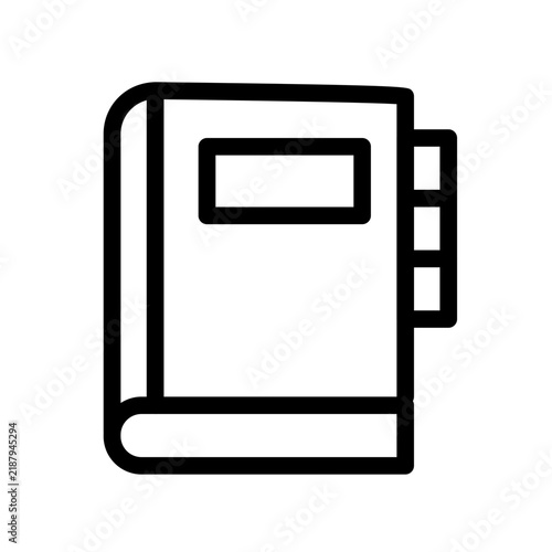 Notebook Cover Icon