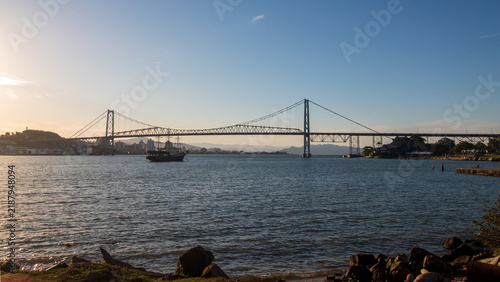 Konstfotografi ponte de Florianópolis Santa Catarina Brasil   Florianopolis