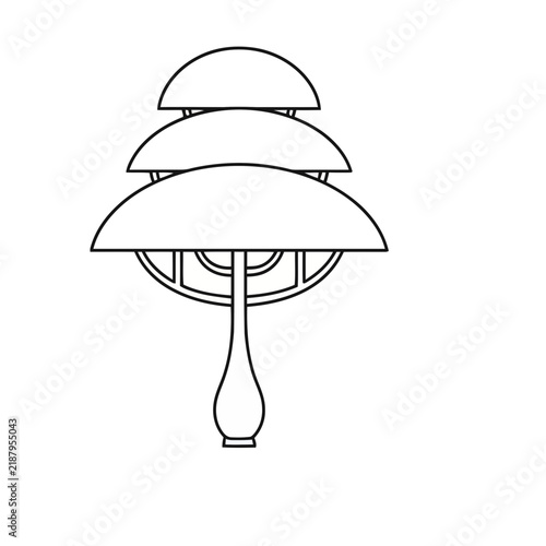Stylized Tree Outline
