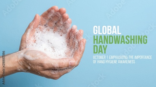 Obraz na płótnie Global handwashing day awareness concept