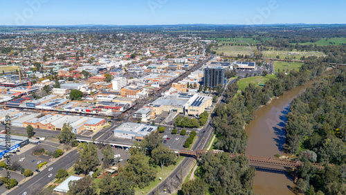 The city of Dubbo in the central west of New South Wales, Australia.
