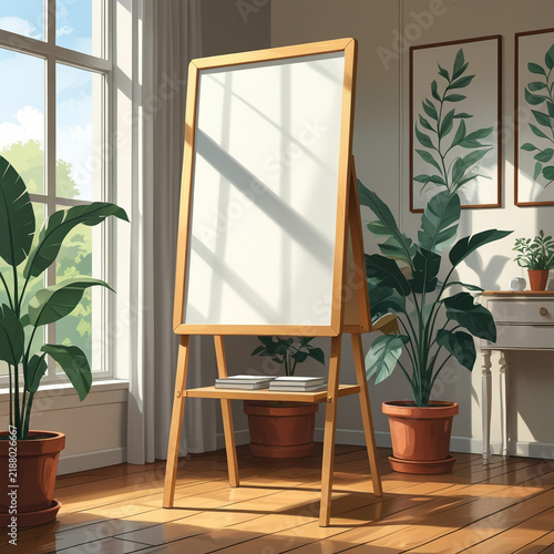 whiteboard on stand