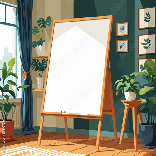 whiteboard on stand