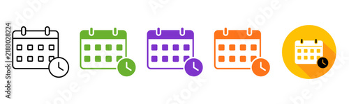 calendar icon with check mark symbol for schedule confirmation on transparent background