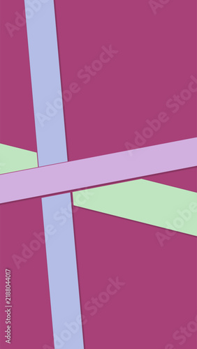 Berry, lilac, and mint bars intersect across a rich plum field, forming a bold flat-design composition suited to energetic branding, posters, textiles, and digital media.