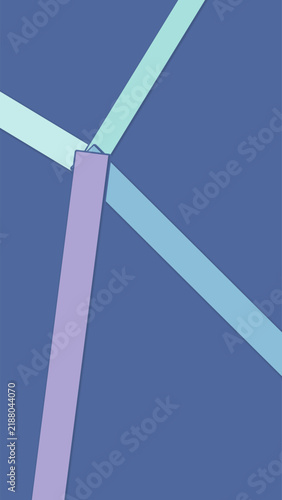 Slim pastel ribbons cross over a deep slate field in a clean geometric arrangement, suggesting connection, movement, and structure for technology, business, or editorial graphics.