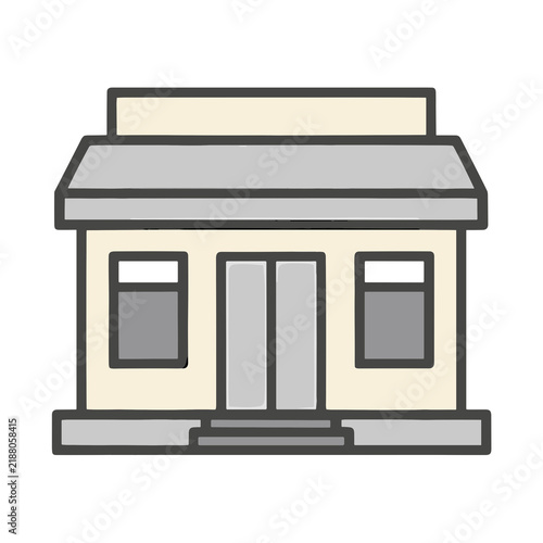 Simple building illustration
