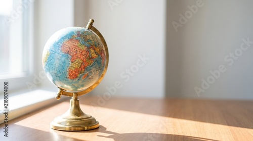 globe on table