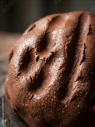 Close Up of Textured Brown Handmade Material for Creative Crafting