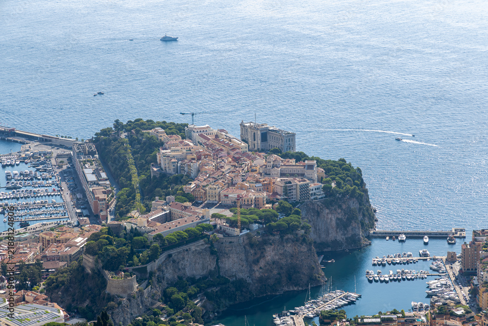 Obraz premium Panoramic View of Monaco. French Riviera, France