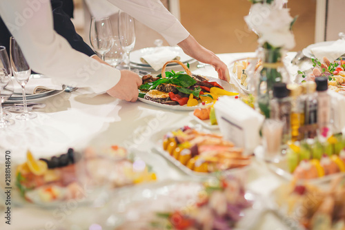 Delicious dining experience at a luxury banquet featuring an array of beautifully presented dishes
