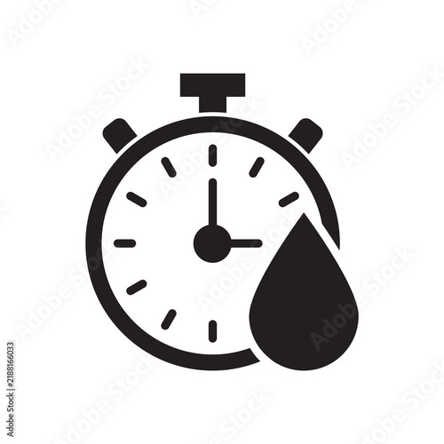 Fast drying quick dry icon