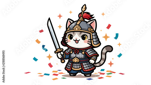 Plakat 조선 고양이 장군