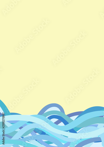 abstract blue wave background