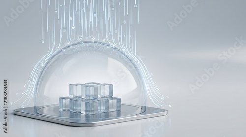 Transparent Shield Protecting Data Cubes from Digital Rain