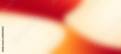Fotografie Cream and peach lower-left red cream opposing fields