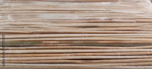 фотографія Satay skewers—a traditional bamboo product with numerous uses.