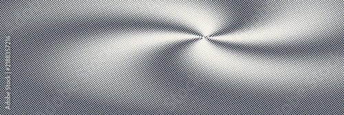 Halftone Vortex Swirl Background, Abstract Textured Design, Dynamic Graphic Element, Vector Illustration