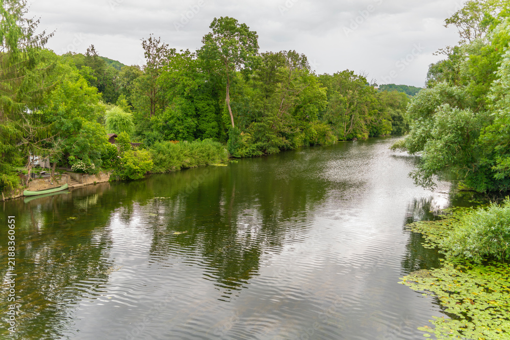 Fototapeta premium Around river Jagst in Hohenlohe