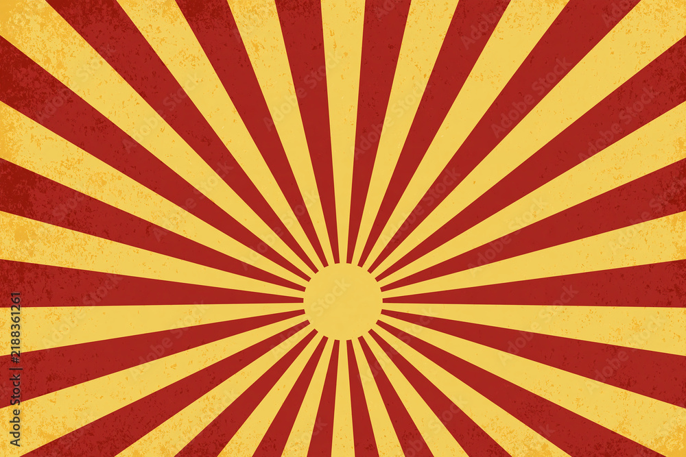 Obraz premium Grunge Sunburst Radial Rays Vintage Background