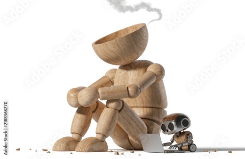 Brainstorming creative thinking and mental health concept with open head figure.