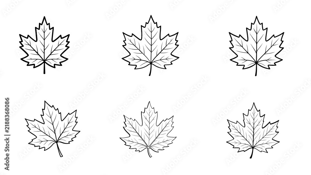 Obraz premium Falling Autumn Leaves Emblem — Beauty of Fall, Autumn Leaf Collection — Natural Fall Elegance, Autumn Maple Leaf Emblem Classic Fall Season, Vintage Maple Leaf Badge Autumn Heritage, Decorative Autumn