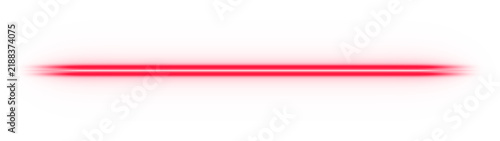 Fotografía Abstract elongated shapes with bright vibrant pink red colors on transparent bac