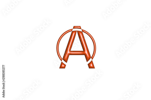 3d render of a creative idea symbol made of many spheres