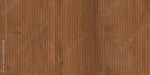 Canvastavla Brown Vertical Wood Stripe Pattern, Abstract Wooden Batten Texture Background fo