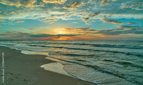 Ein Sonnenuntergang am Strand von Misdroy (polnisch: Międzyzdroje) gehört zu den schönsten Naturerlebnissen an der polnischen Ostseeküste.