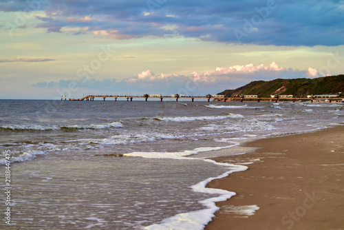 Ein Sonnenuntergang am Strand von Misdroy (polnisch: Międzyzdroje) gehört zu den schönsten Naturerlebnissen an der polnischen Ostseeküste.