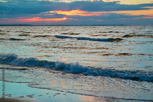 Ein Sonnenuntergang am Strand von Misdroy (polnisch: Międzyzdroje) gehört zu den schönsten Naturerlebnissen an der polnischen Ostseeküste.