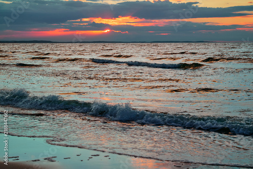 Ein Sonnenuntergang am Strand von Misdroy (polnisch: Międzyzdroje) gehört zu den schönsten Naturerlebnissen an der polnischen Ostseeküste.