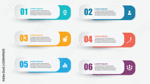 Infographic layout process. Infographic template with a horizontal timeline of business processes. Business workflow chart infographic design. 